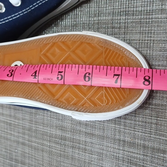 Survival Gear Navy Blue Low Canvas Trainer Size 12 Kids - Picture 7 of 8